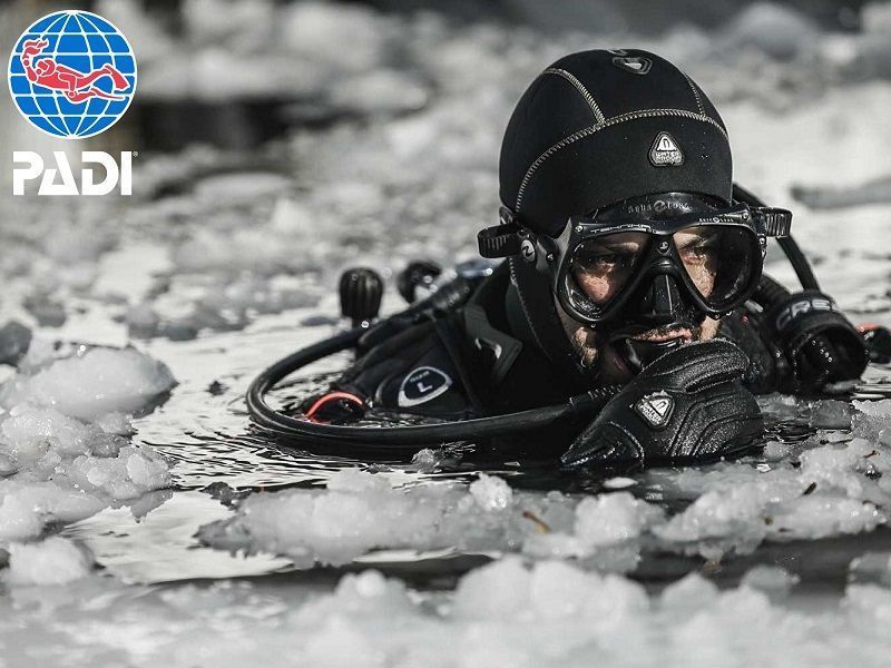 Buceo bajo Hielo